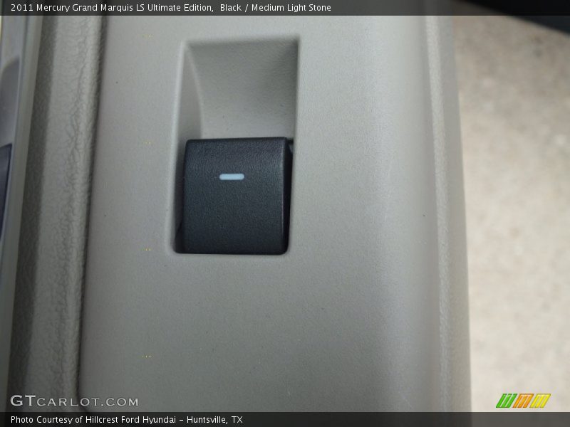 Black / Medium Light Stone 2011 Mercury Grand Marquis LS Ultimate Edition