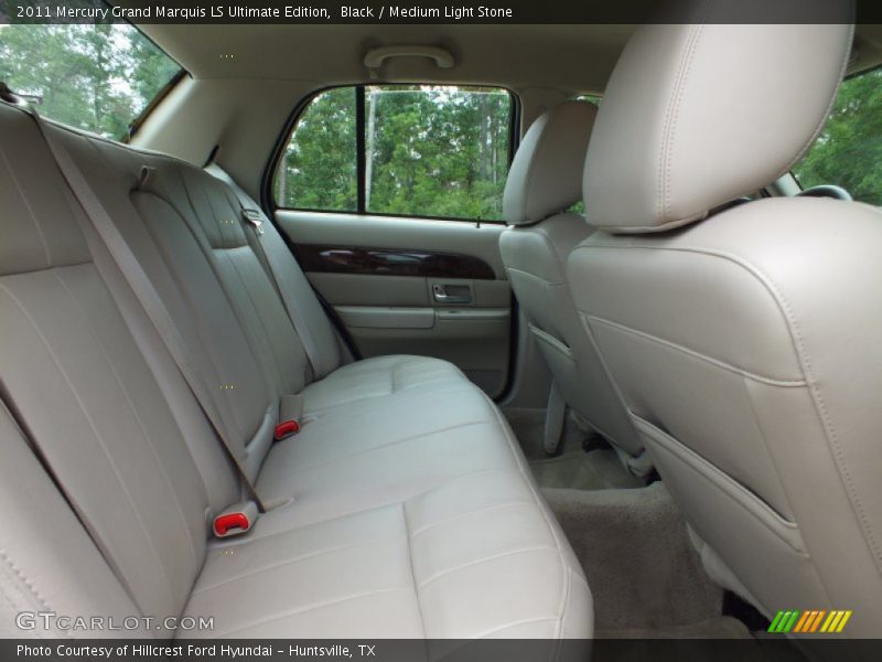 Black / Medium Light Stone 2011 Mercury Grand Marquis LS Ultimate Edition