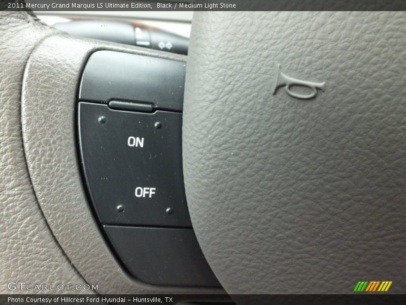 Black / Medium Light Stone 2011 Mercury Grand Marquis LS Ultimate Edition