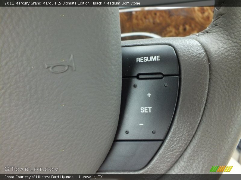 Black / Medium Light Stone 2011 Mercury Grand Marquis LS Ultimate Edition
