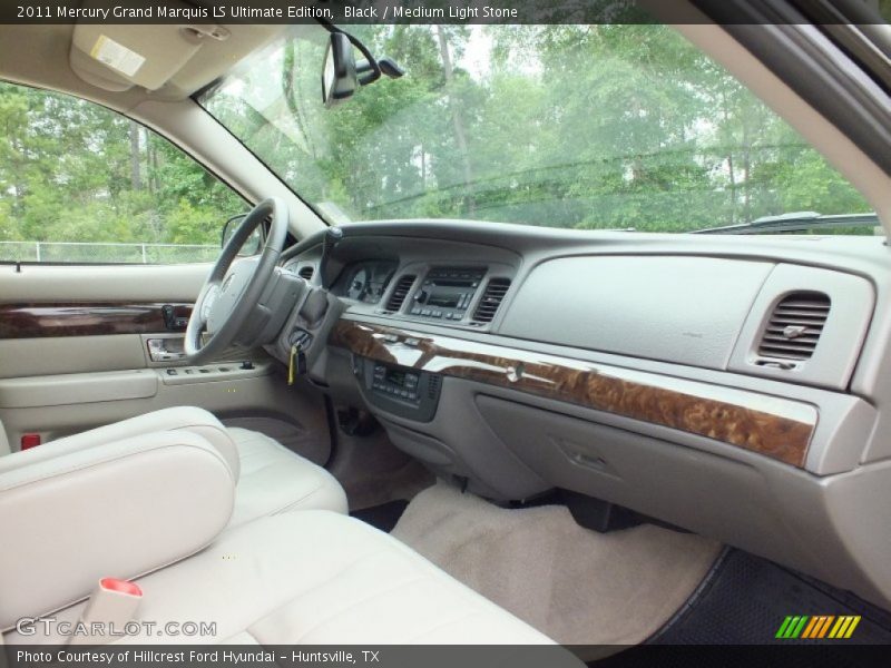 Black / Medium Light Stone 2011 Mercury Grand Marquis LS Ultimate Edition