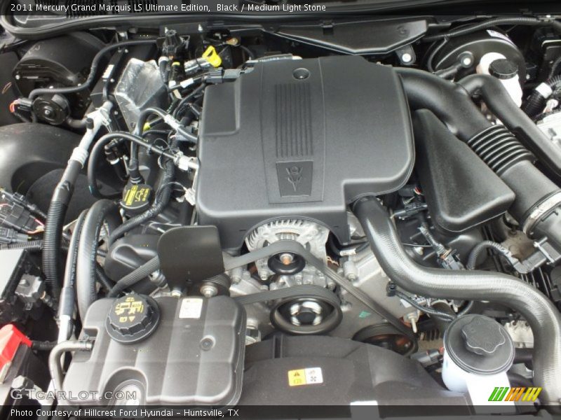 Black / Medium Light Stone 2011 Mercury Grand Marquis LS Ultimate Edition