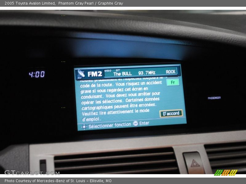 Phantom Gray Pearl / Graphite Gray 2005 Toyota Avalon Limited