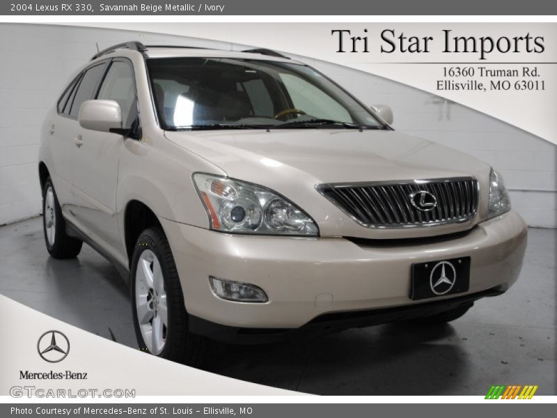 Savannah Beige Metallic / Ivory 2004 Lexus RX 330
