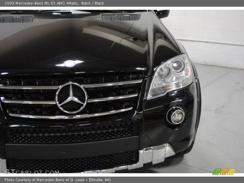 Black / Black 2009 Mercedes-Benz ML 63 AMG 4Matic