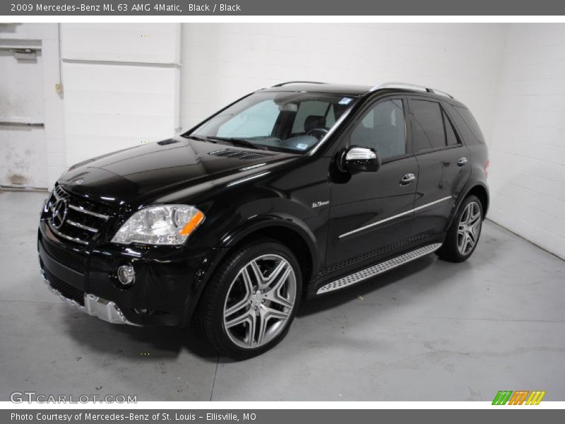Black / Black 2009 Mercedes-Benz ML 63 AMG 4Matic
