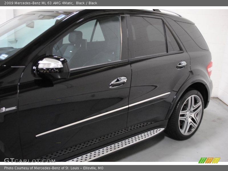 Black / Black 2009 Mercedes-Benz ML 63 AMG 4Matic