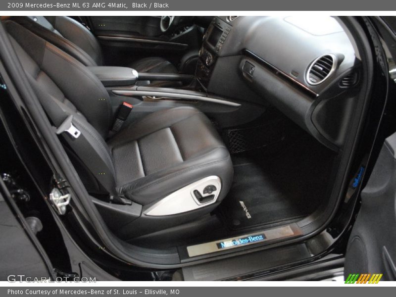 Black / Black 2009 Mercedes-Benz ML 63 AMG 4Matic