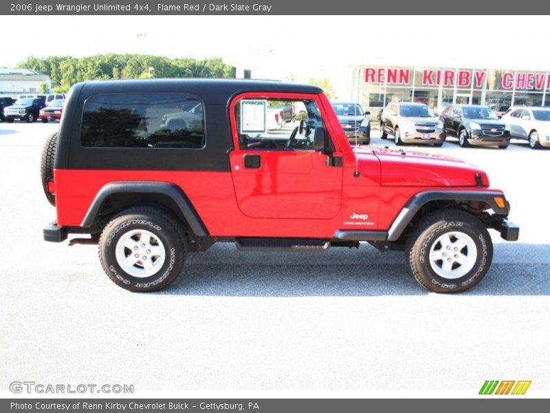 Flame Red / Dark Slate Gray 2006 Jeep Wrangler Unlimited 4x4