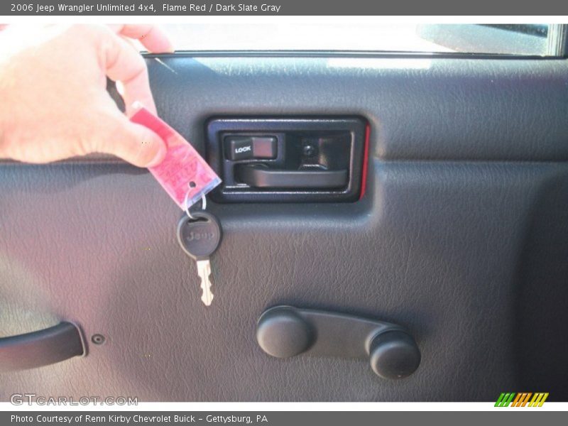 Flame Red / Dark Slate Gray 2006 Jeep Wrangler Unlimited 4x4