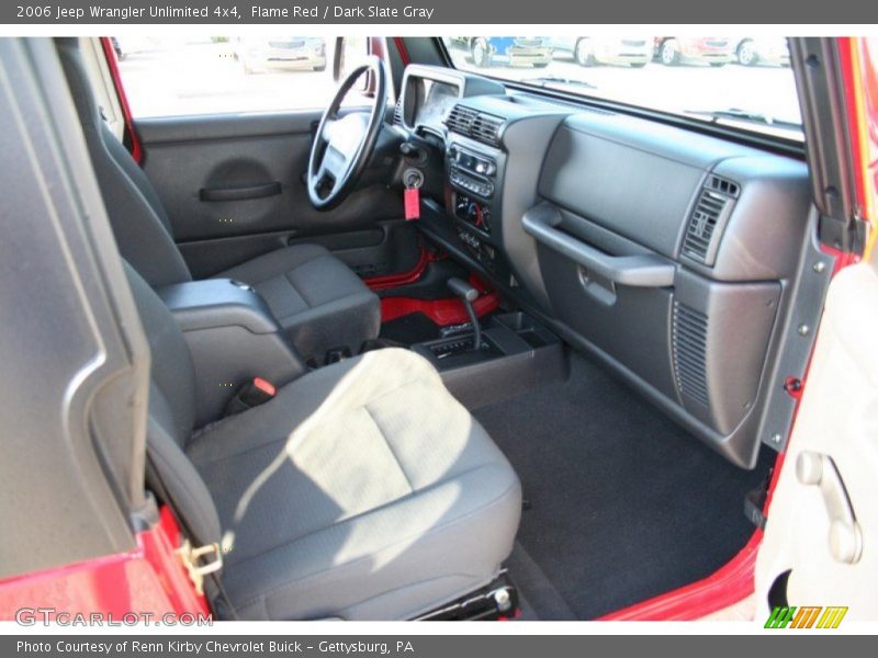 Flame Red / Dark Slate Gray 2006 Jeep Wrangler Unlimited 4x4