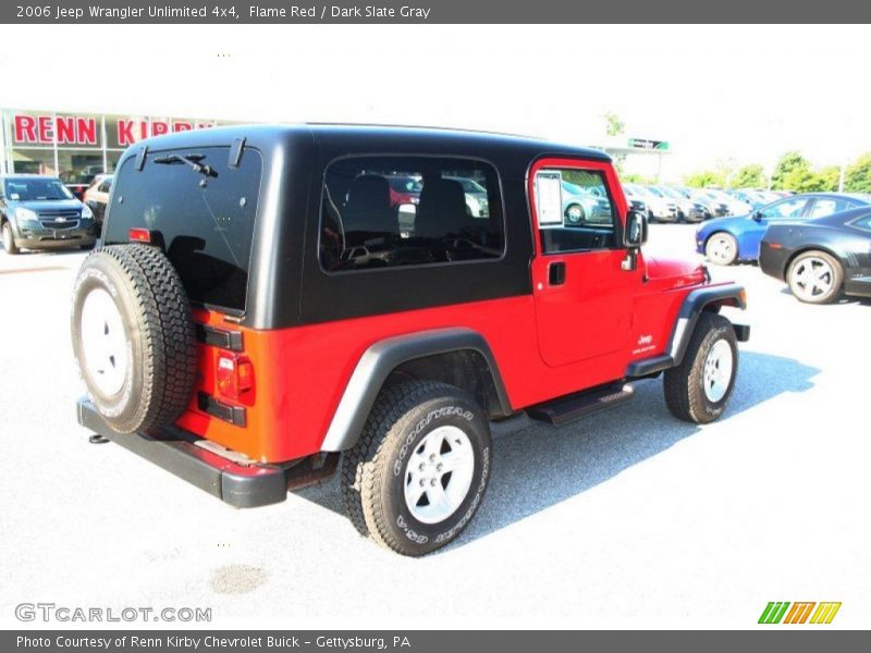 Flame Red / Dark Slate Gray 2006 Jeep Wrangler Unlimited 4x4