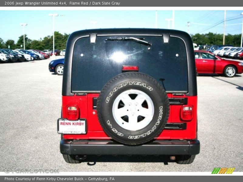 Flame Red / Dark Slate Gray 2006 Jeep Wrangler Unlimited 4x4