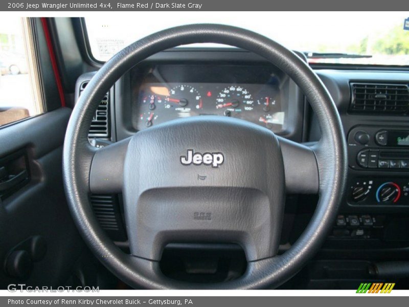 Flame Red / Dark Slate Gray 2006 Jeep Wrangler Unlimited 4x4
