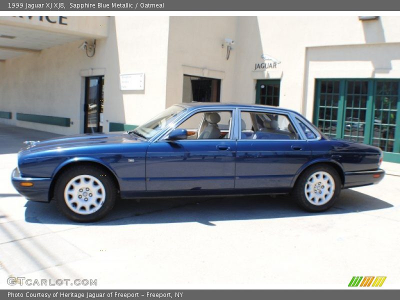 Sapphire Blue Metallic / Oatmeal 1999 Jaguar XJ XJ8