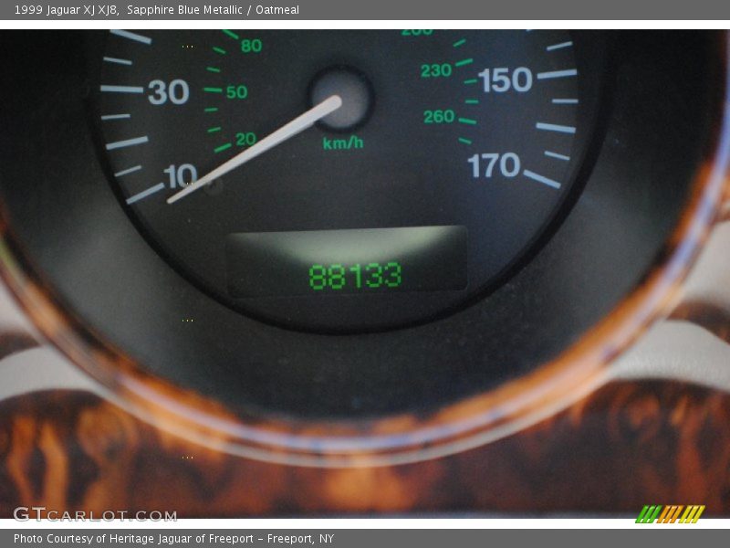Sapphire Blue Metallic / Oatmeal 1999 Jaguar XJ XJ8