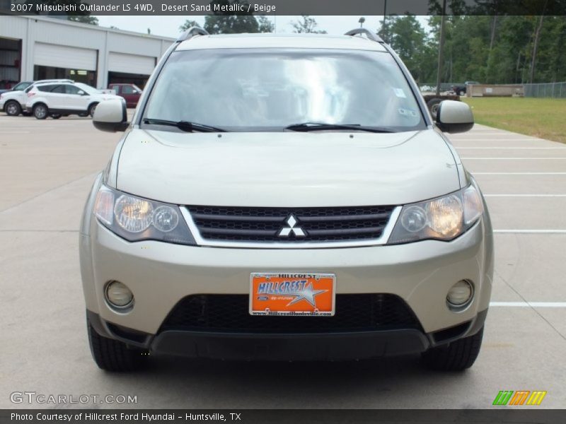 Desert Sand Metallic / Beige 2007 Mitsubishi Outlander LS 4WD
