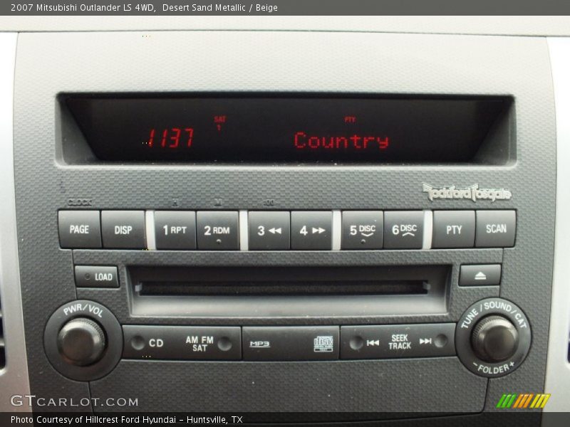 Desert Sand Metallic / Beige 2007 Mitsubishi Outlander LS 4WD