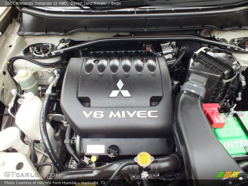 Desert Sand Metallic / Beige 2007 Mitsubishi Outlander LS 4WD