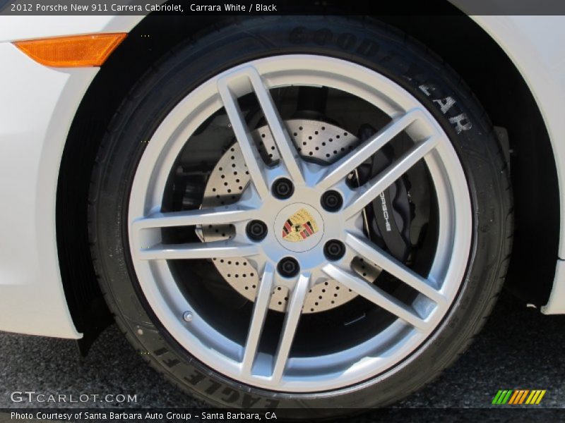  2012 New 911 Carrera Cabriolet Wheel
