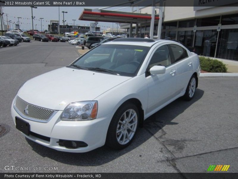 White Pearl / Black 2012 Mitsubishi Galant SE