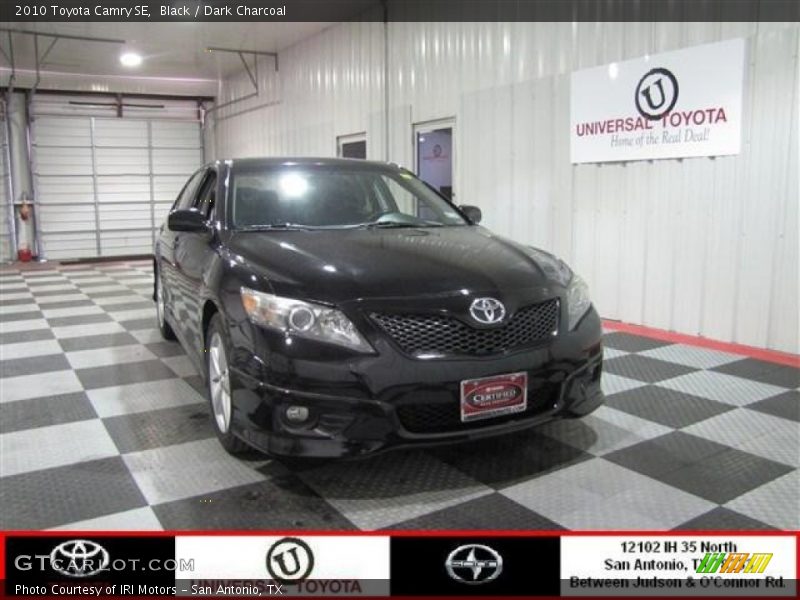 Black / Dark Charcoal 2010 Toyota Camry SE