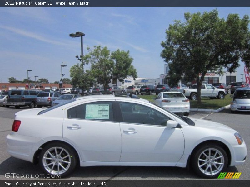 White Pearl / Black 2012 Mitsubishi Galant SE