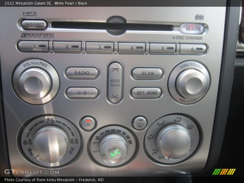 White Pearl / Black 2012 Mitsubishi Galant SE