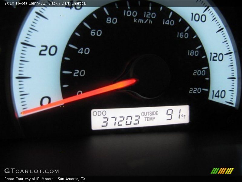Black / Dark Charcoal 2010 Toyota Camry SE