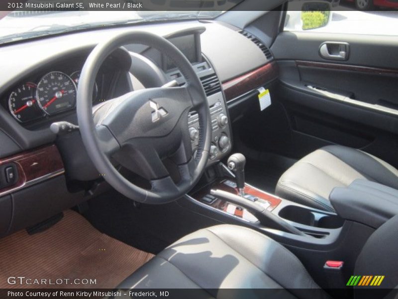 White Pearl / Black 2012 Mitsubishi Galant SE