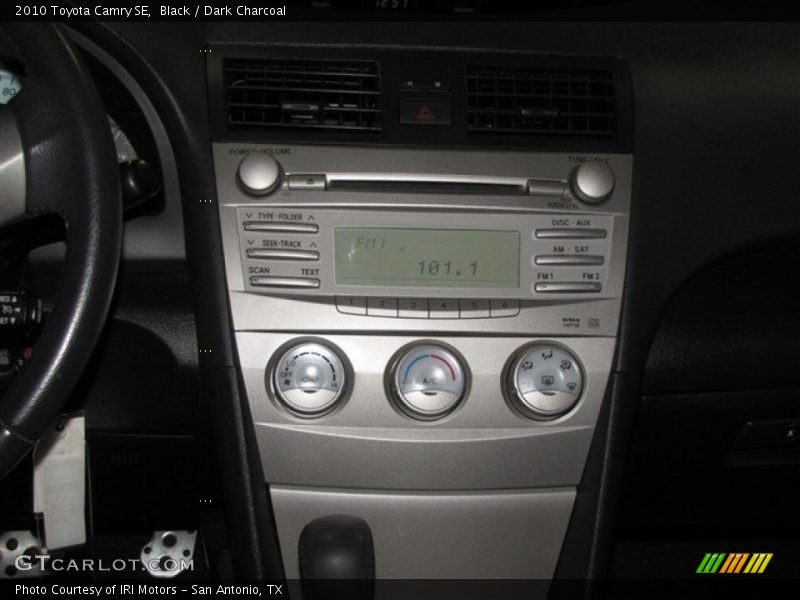 Black / Dark Charcoal 2010 Toyota Camry SE