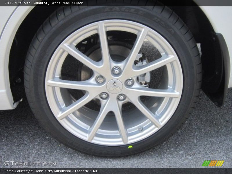 White Pearl / Black 2012 Mitsubishi Galant SE