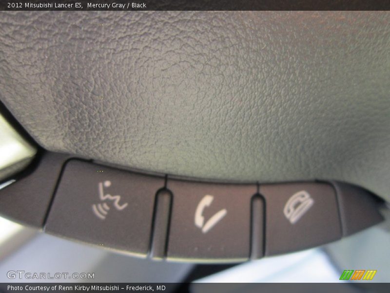 Mercury Gray / Black 2012 Mitsubishi Lancer ES