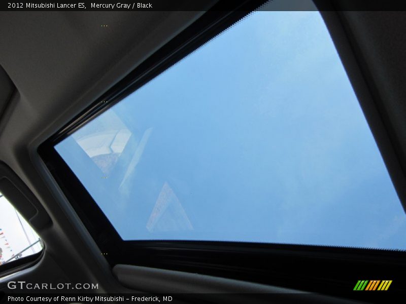 Mercury Gray / Black 2012 Mitsubishi Lancer ES