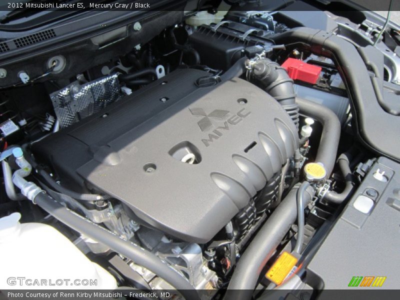 Mercury Gray / Black 2012 Mitsubishi Lancer ES