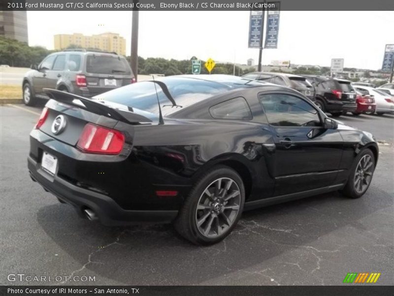 Ebony Black / CS Charcoal Black/Carbon 2011 Ford Mustang GT/CS California Special Coupe