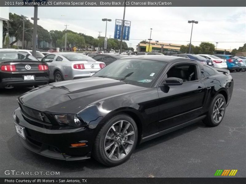 Ebony Black / CS Charcoal Black/Carbon 2011 Ford Mustang GT/CS California Special Coupe