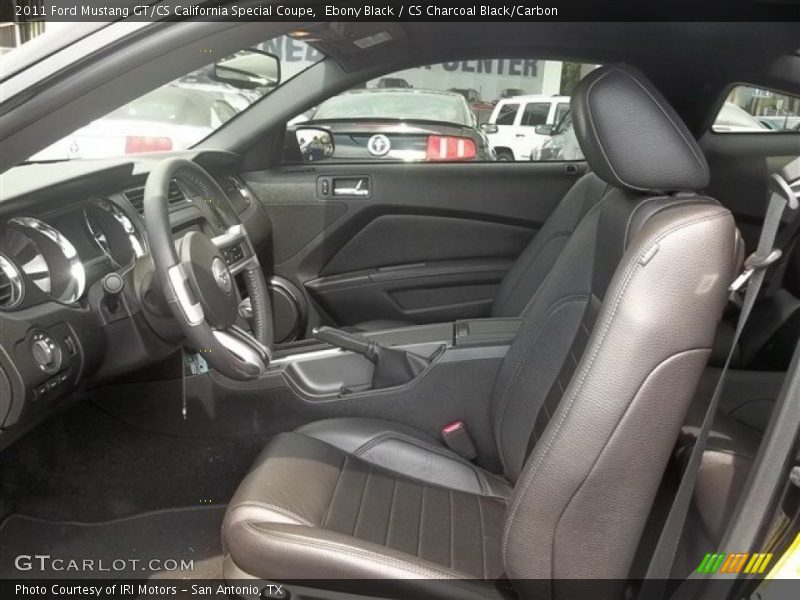 Ebony Black / CS Charcoal Black/Carbon 2011 Ford Mustang GT/CS California Special Coupe