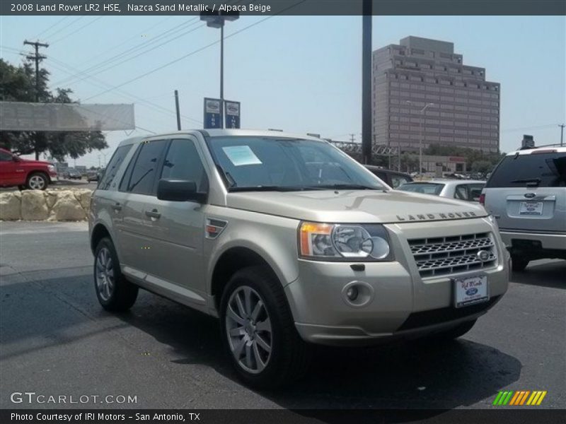Nazca Sand Metallic / Alpaca Beige 2008 Land Rover LR2 HSE
