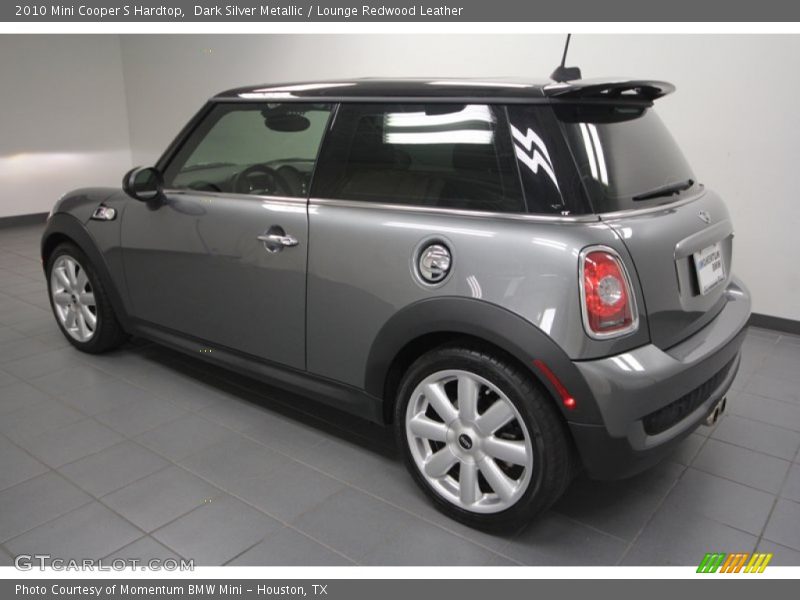 Dark Silver Metallic / Lounge Redwood Leather 2010 Mini Cooper S Hardtop