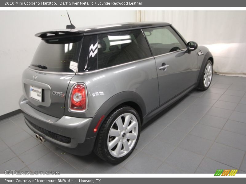 Dark Silver Metallic / Lounge Redwood Leather 2010 Mini Cooper S Hardtop