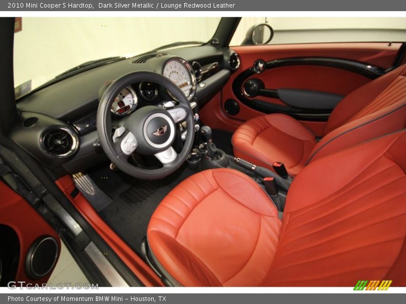  2010 Cooper S Hardtop Lounge Redwood Leather Interior
