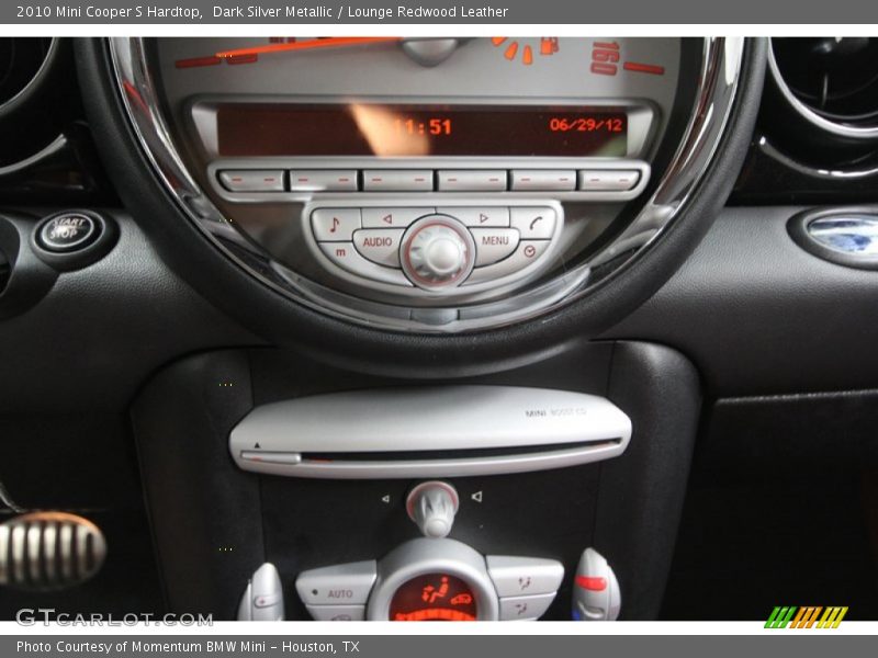Dark Silver Metallic / Lounge Redwood Leather 2010 Mini Cooper S Hardtop