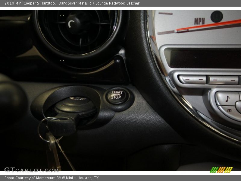 Dark Silver Metallic / Lounge Redwood Leather 2010 Mini Cooper S Hardtop