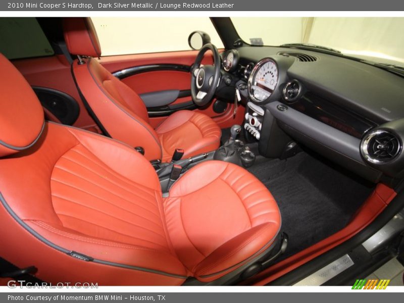  2010 Cooper S Hardtop Lounge Redwood Leather Interior