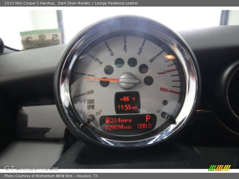 Dark Silver Metallic / Lounge Redwood Leather 2010 Mini Cooper S Hardtop