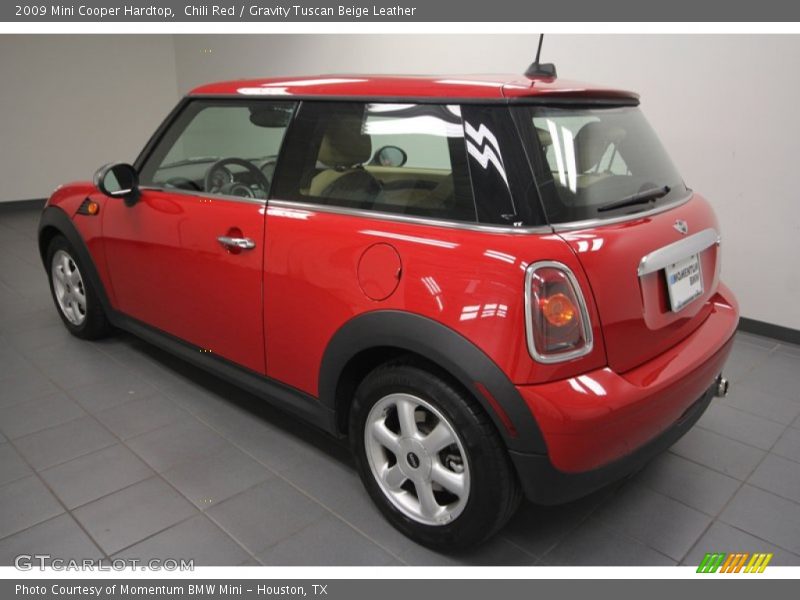 Chili Red / Gravity Tuscan Beige Leather 2009 Mini Cooper Hardtop