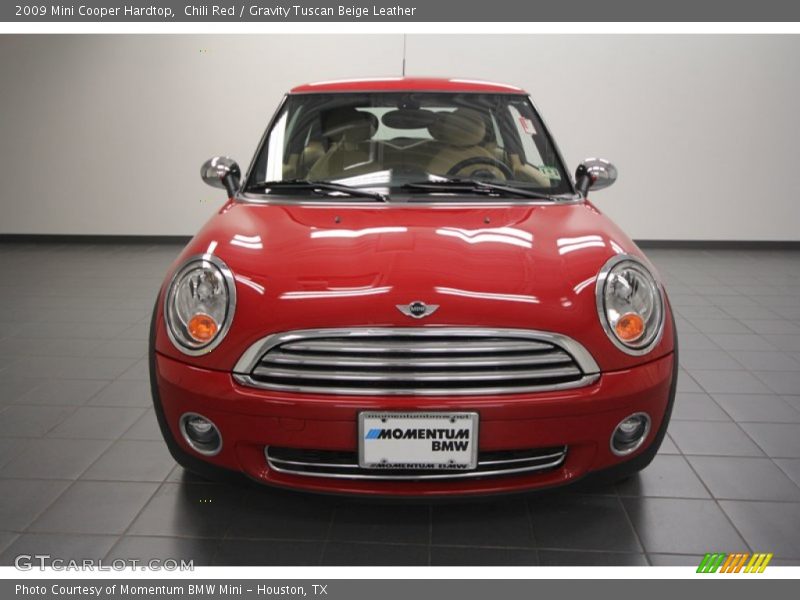 Chili Red / Gravity Tuscan Beige Leather 2009 Mini Cooper Hardtop