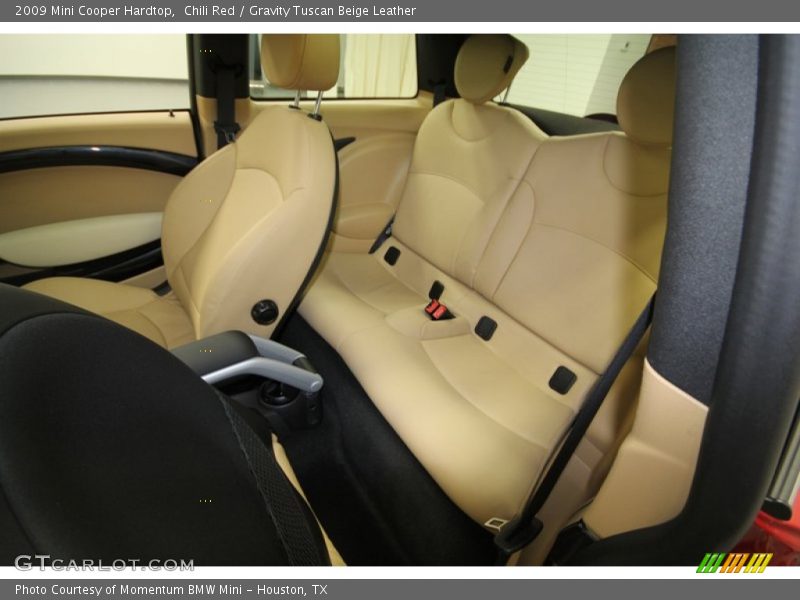 Chili Red / Gravity Tuscan Beige Leather 2009 Mini Cooper Hardtop