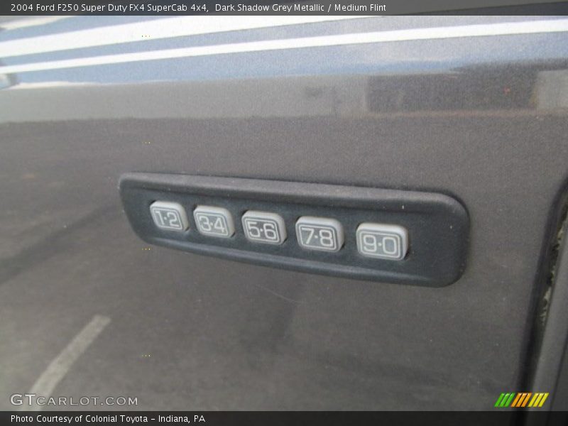 Dark Shadow Grey Metallic / Medium Flint 2004 Ford F250 Super Duty FX4 SuperCab 4x4